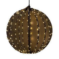 Boule lum dia 30cm 160 led blanc