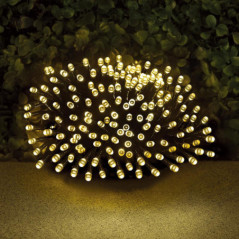 Guirlande solaire 400 led blanc