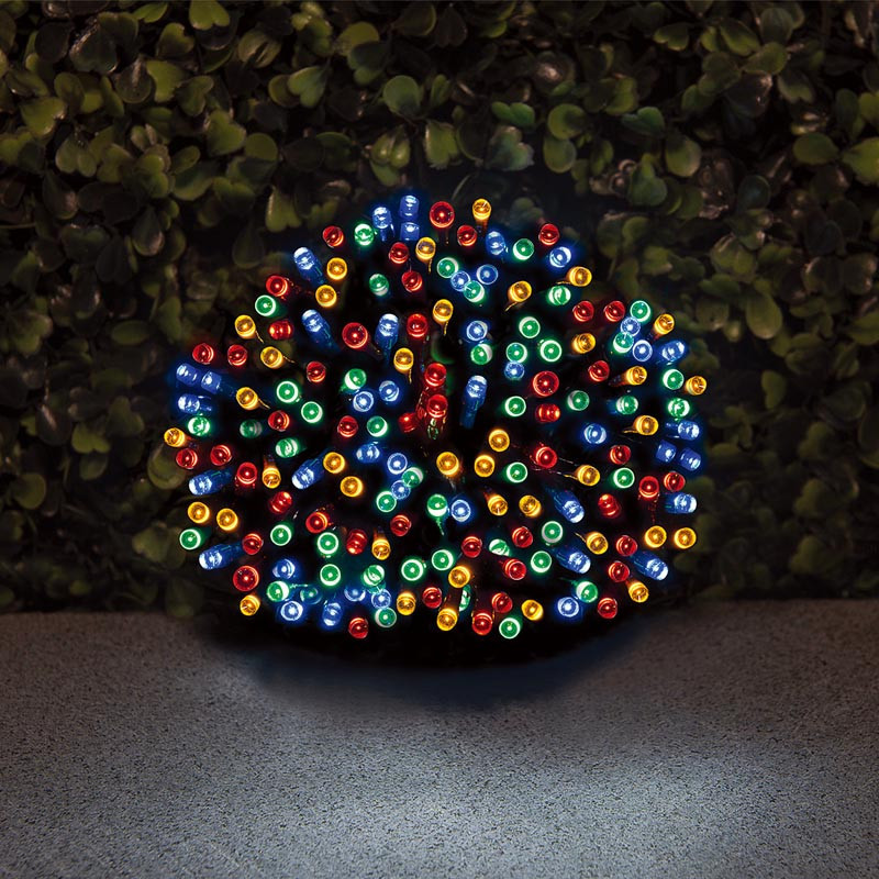Guirlande solaire 400 led multic