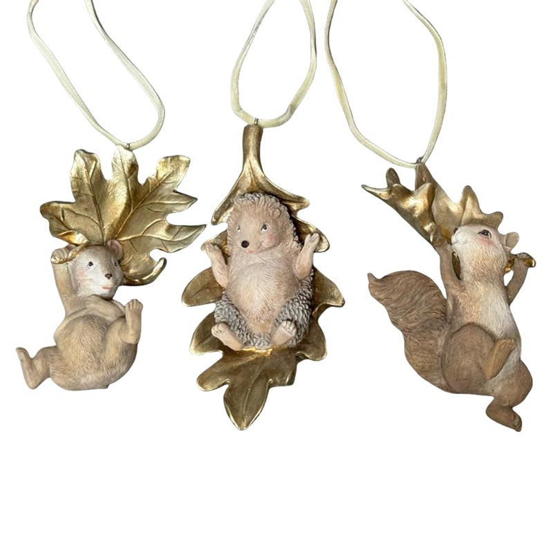 Animaux de la foret a suspendre