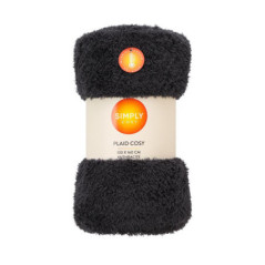 Plaid cosy 130x160cm anthracite