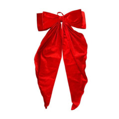 Noeud xl rouge velours