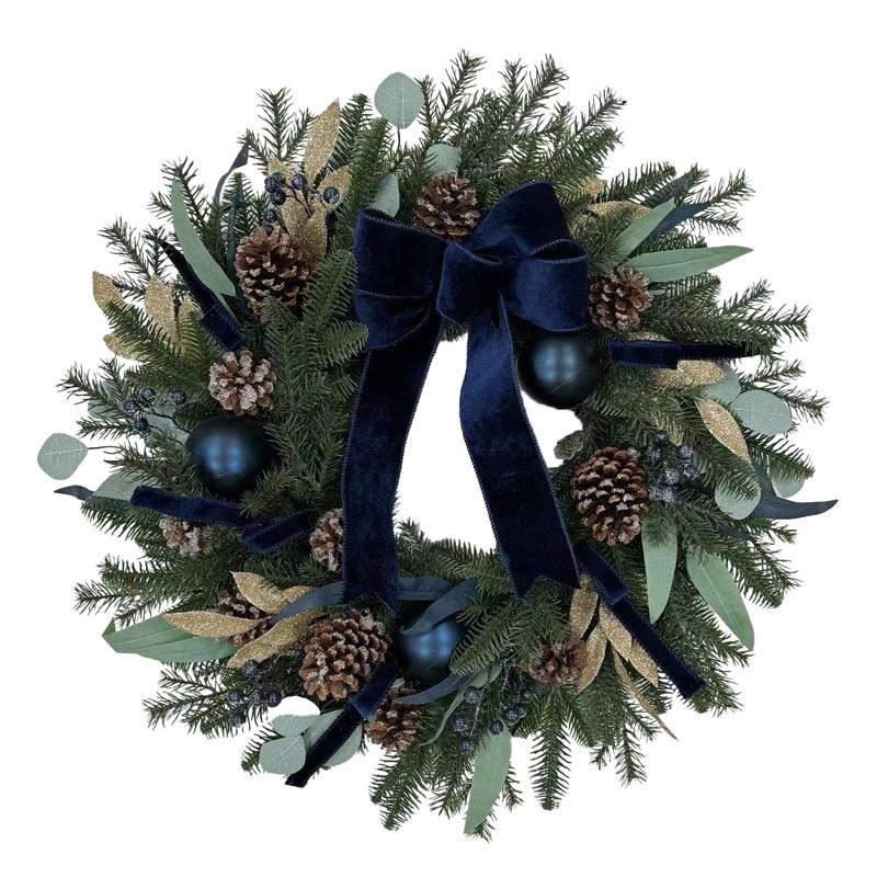 Couronne nAuds bleu led d70cm