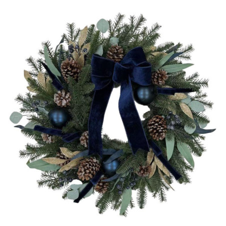 Couronne nAuds bleu led d70cm