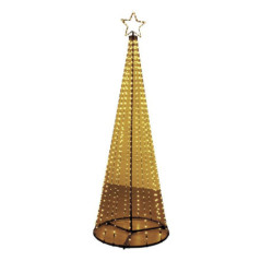 Sapin en led blanc chaud h210cm