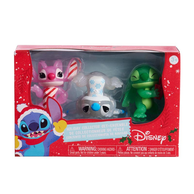 Pack 3 figurines stitch