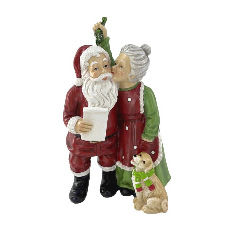 Mr et mme pere noel h25.5cm