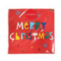 Serviettes 33x33cm x20 merry chr