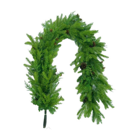 Guirlande verte de 180 cm avec p