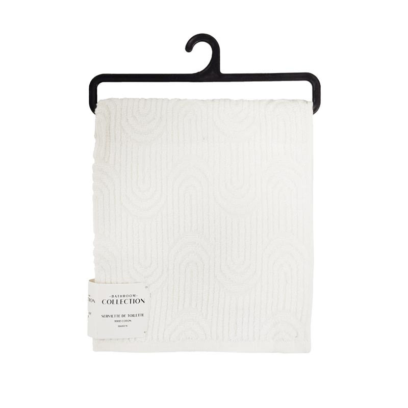 Serviette toilette 50x80 ecru ar