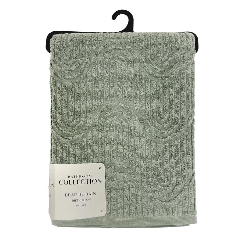 Drap de bain 90x140 vert jade