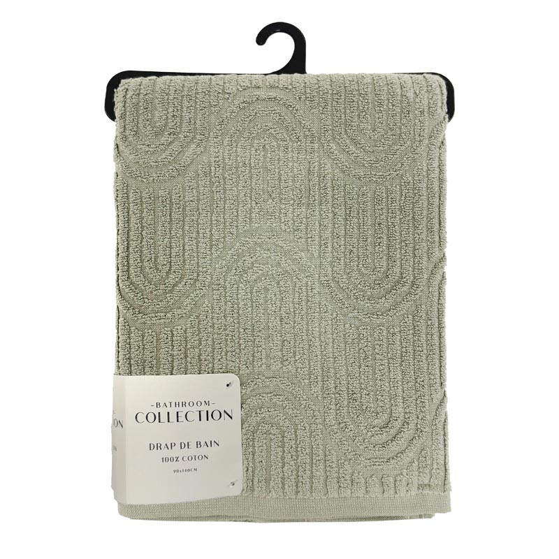 Drap de bain 90x140 vert sauge