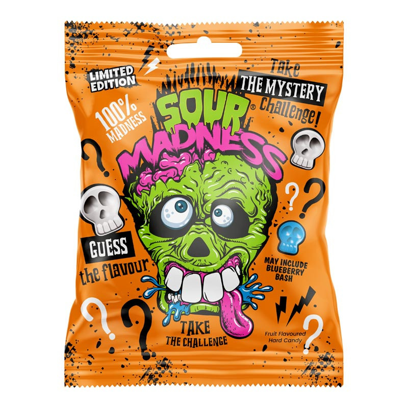 Bonbon acidule tete de mort