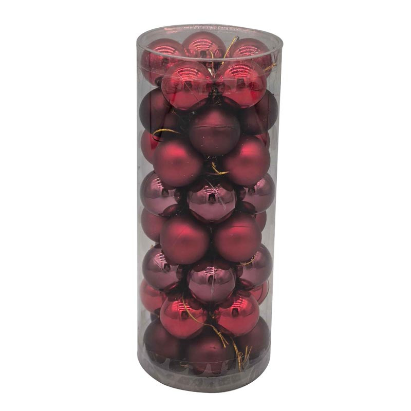 Pack de 40 mini boules 30mm roug