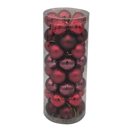 Pack de 40 mini boules 30mm roug