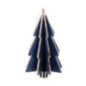 Sapin en bois bleu marine a susp