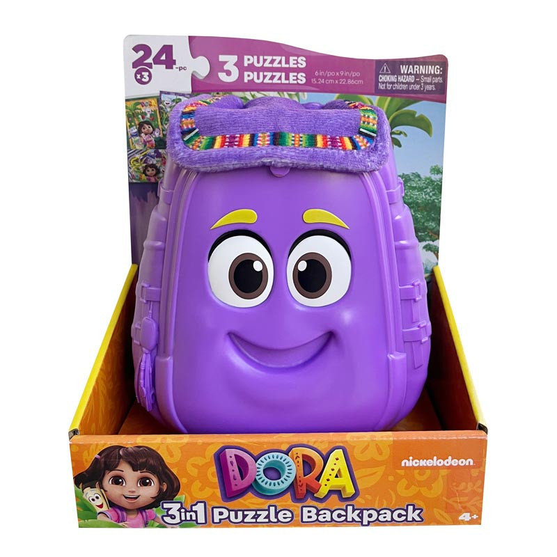 Sac a dos 3 puzzles dora