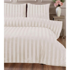 Parure 200x200 velours ecru