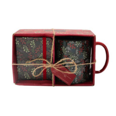 Set mug et carnet w&b