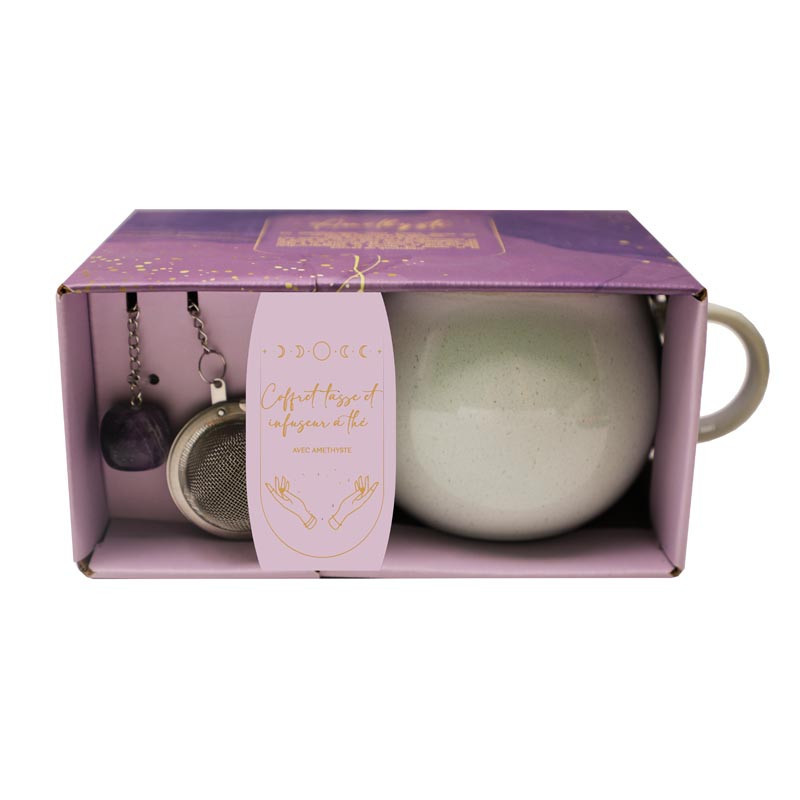 Coffet mug et boule a the pierre