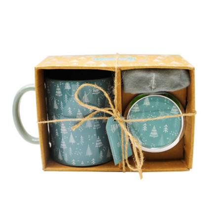 Set mug - chaussettes et miroir