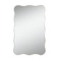 Miroir ondule chrome
