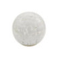 Lampe boule led ecailles blanc