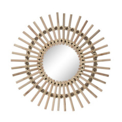 Miroir rotin d50cm