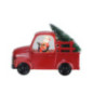 Camion de pere noel avec sapin g