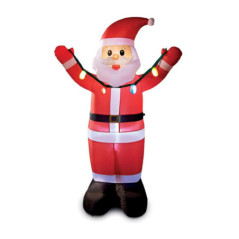 Pere noel gonflable led h182cm