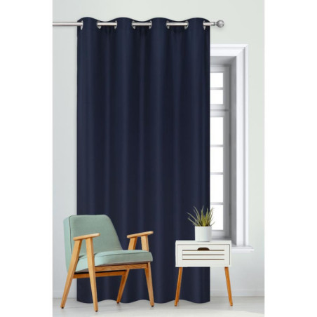 Rideau illets uni 140