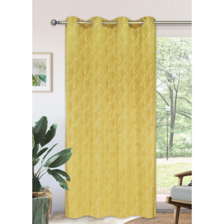 Rideau illets foil leaf 140x240