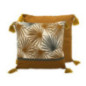 Coussin lushy pompons 40x40cm