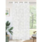 Voile feuillette 140x240cm blanc