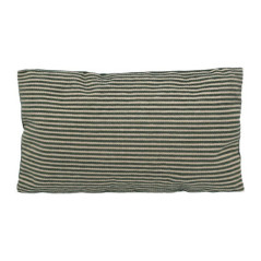 Coussin chenille 30x50cm vert