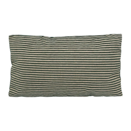 Coussin chenille 30x50cm vert