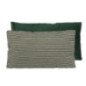 Coussin chenille 30x50cm vert