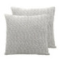Coussin darci 50x50cm gris clair