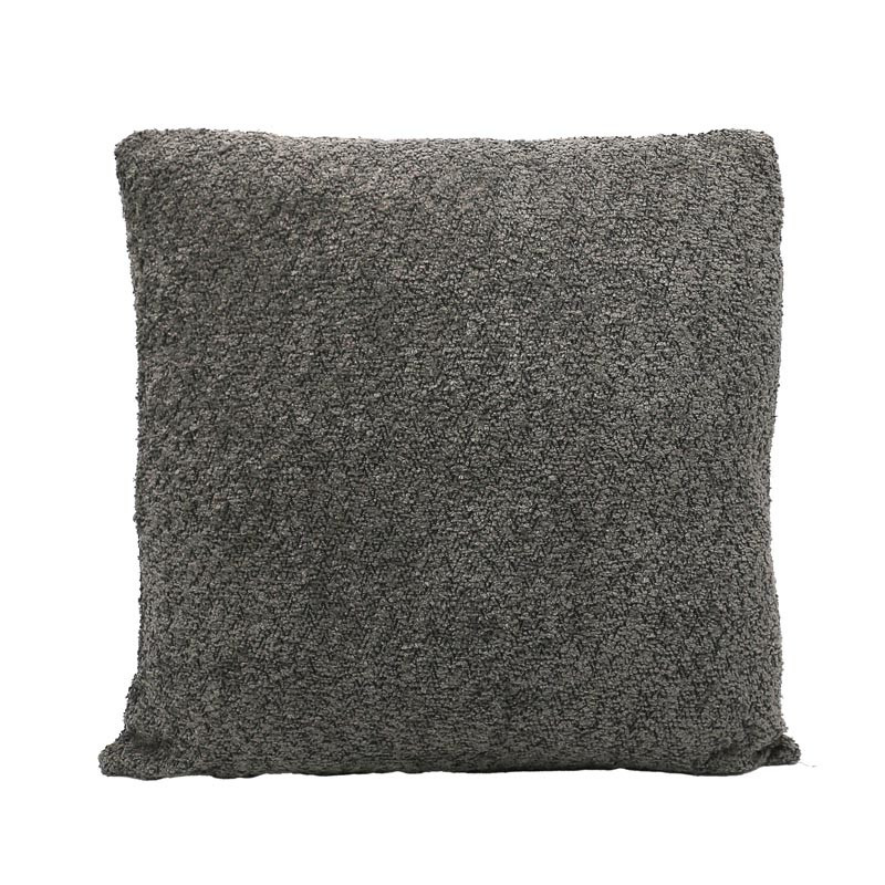Coussin darci 40x40cm gris fonce