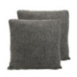 Coussin darci 50x50cm gris fonce