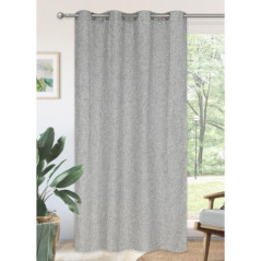 Rideau illets griza 140x240cm g