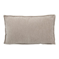 Coussin boucle 30x50cm beige