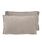 Coussin boucle 30x50cm beige
