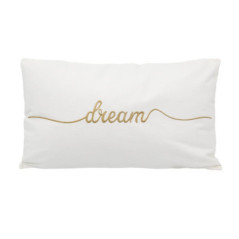 Coussin dream 30x50cm blanc