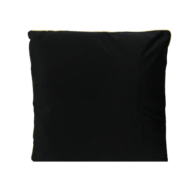 Coussin illana 60x60cm noir