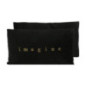 Coussin romantic 30x50 noir