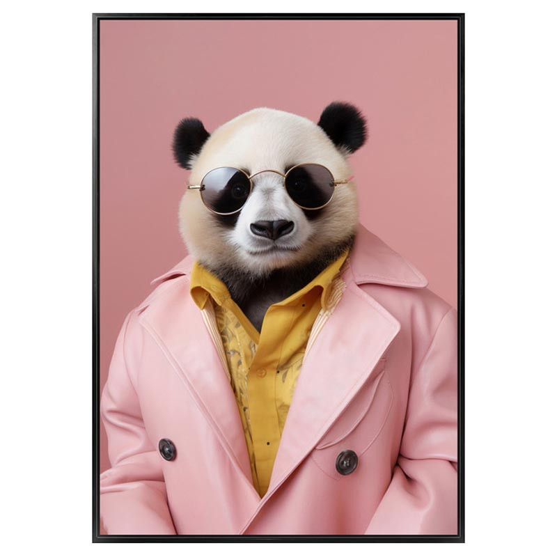 Cadre image panda 50x70cm