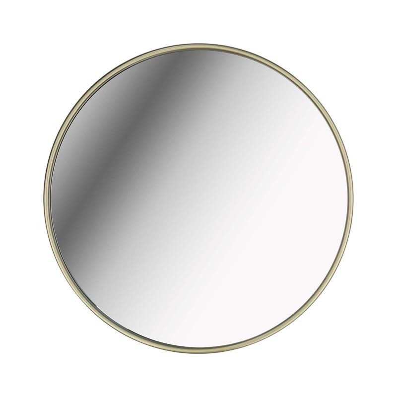 Miroir rond 50cm or