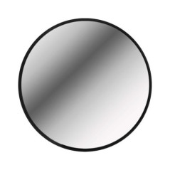 Miroir rond 50cm noir