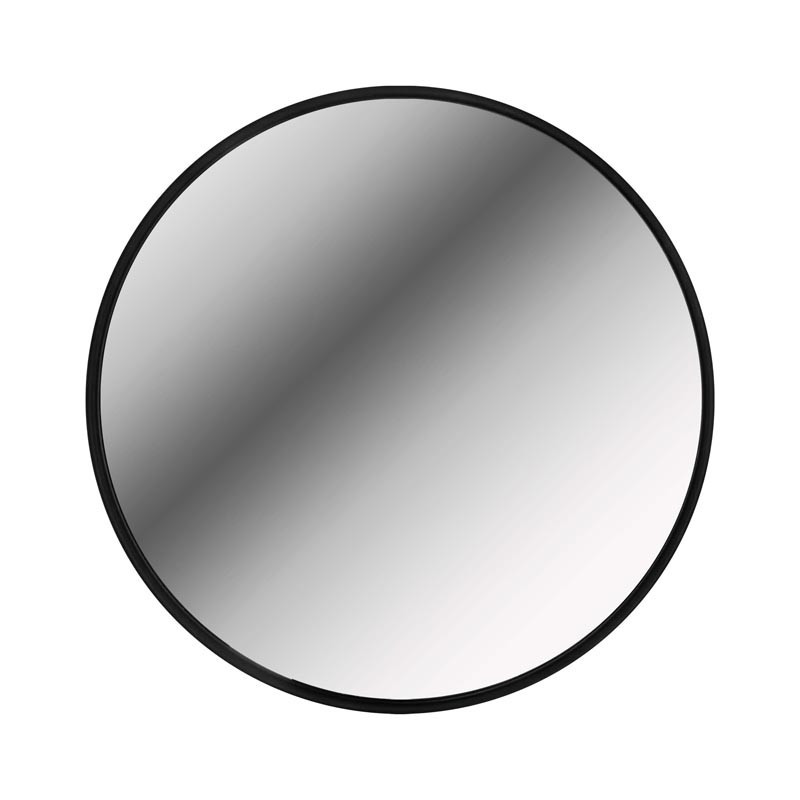Miroir rond 50cm noir